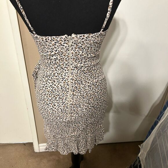 Abercrombie Leopard Print Mini Dress XS - Picture 3 of 3
